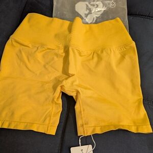 Vibrant Yellow Women's Bike Shorts